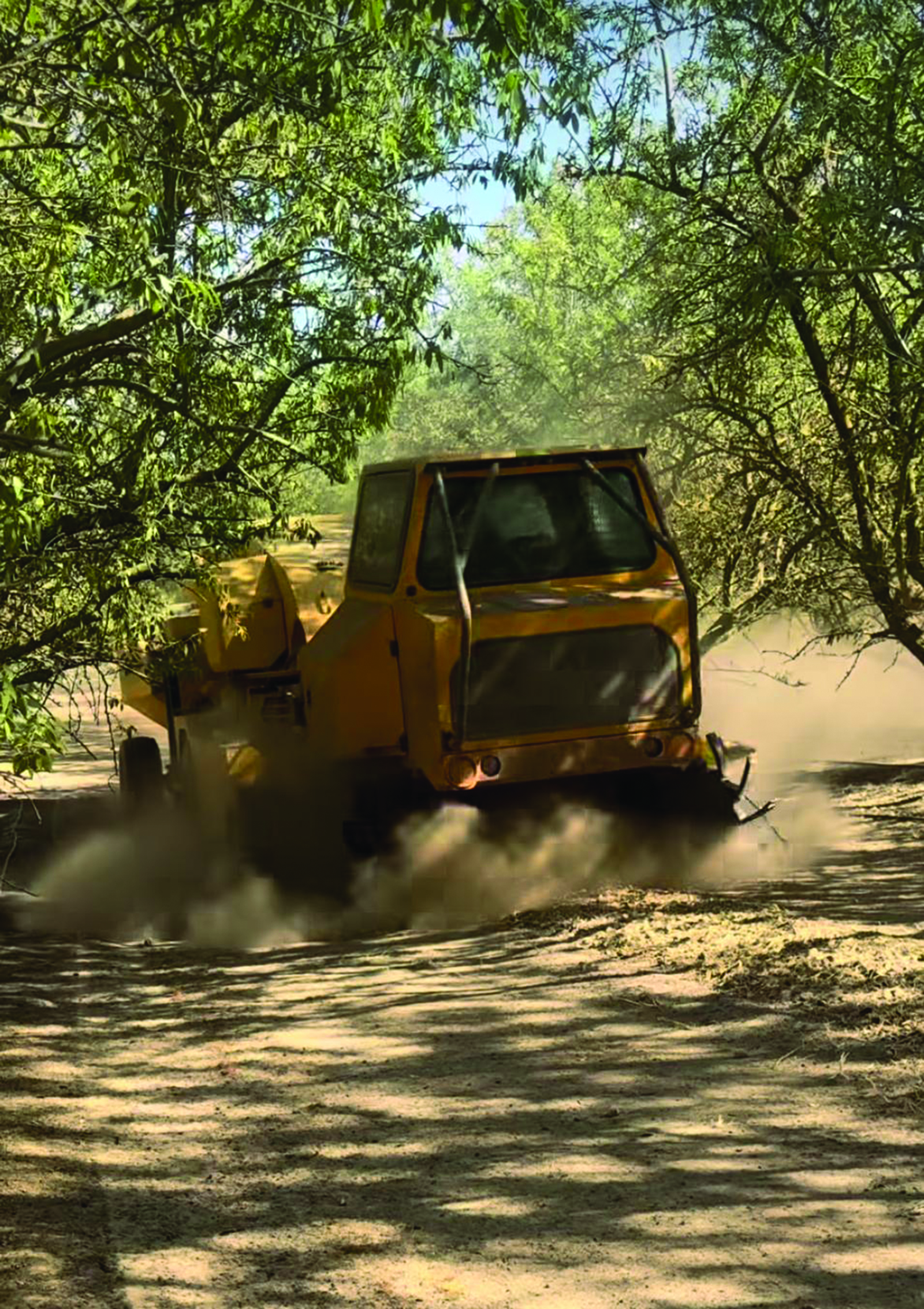 Automatic Head Height Control by Orchard Machinery Corp. Yuba City, California, USA
